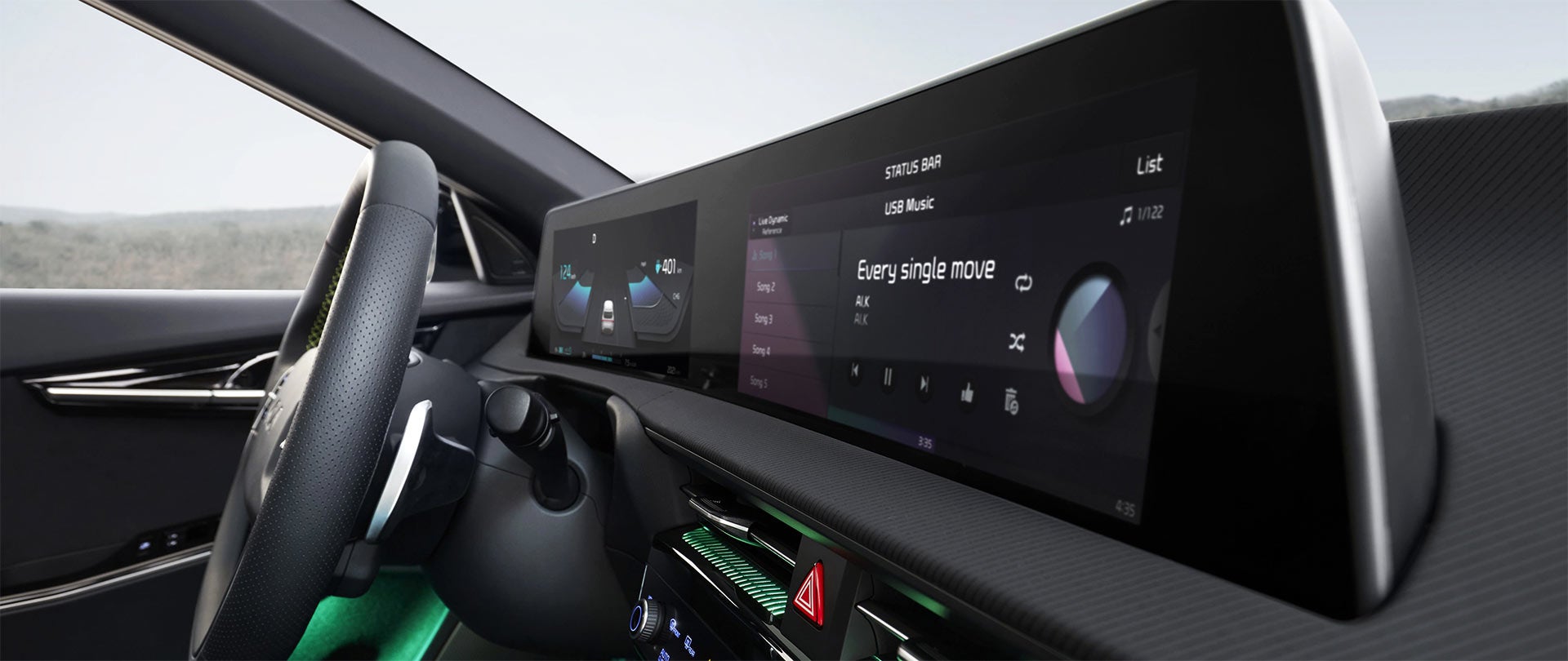2022 Kia EV6 Dual Curved Screens | Westside Kia in Katy TX