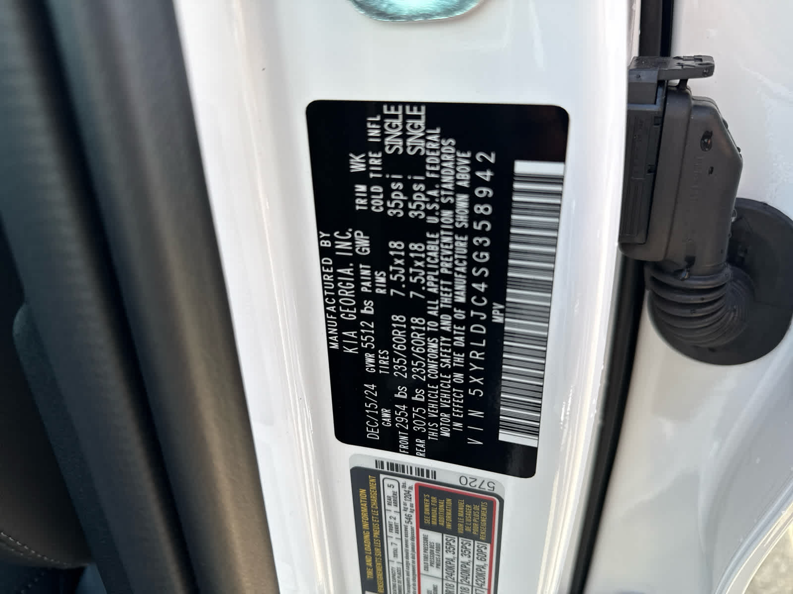 2025 Kia Sorento S AWD