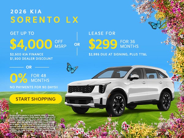 2026 Kia Sorento LX Offer