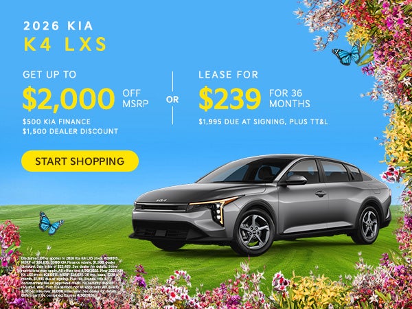 2026 Kia K4 LXS Offer