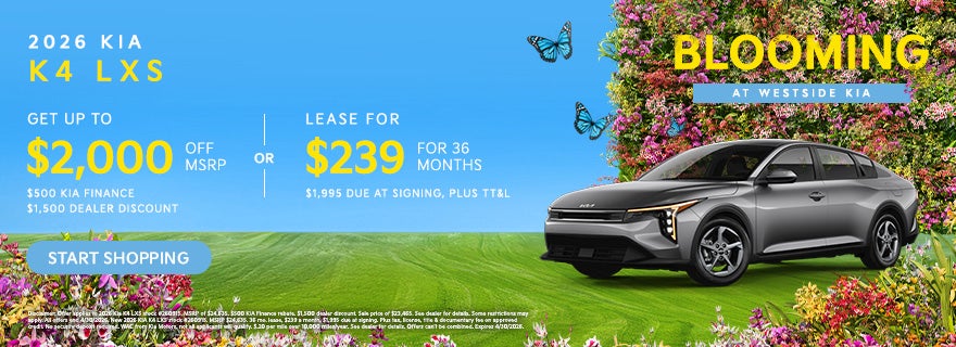 2026 Kia K4 LXS Offer