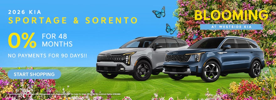 2026 KIA Sportage and 2026 KIA Sorento Offer