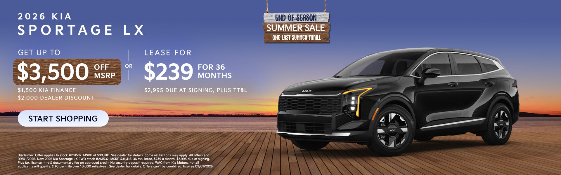 2026 Kia Sportage LX Offer