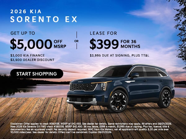 2026 Kia Sorento EX Offer