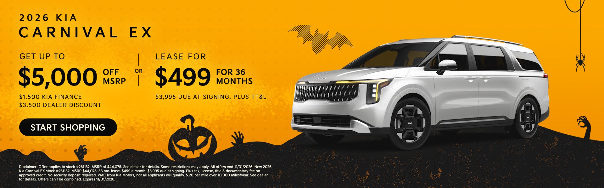 2026 Kia Carnival Offer