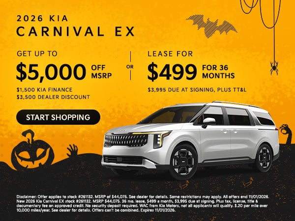 2026 Kia Carnival Offer