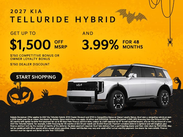 2027 KIA TELLURIDE OFFER