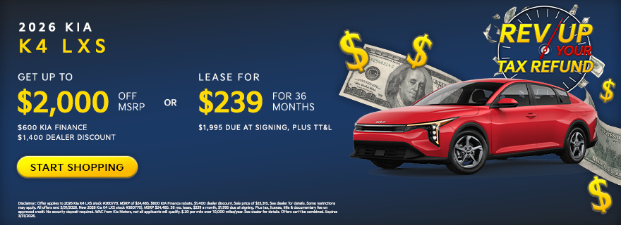 2026 Kia K4 LXS